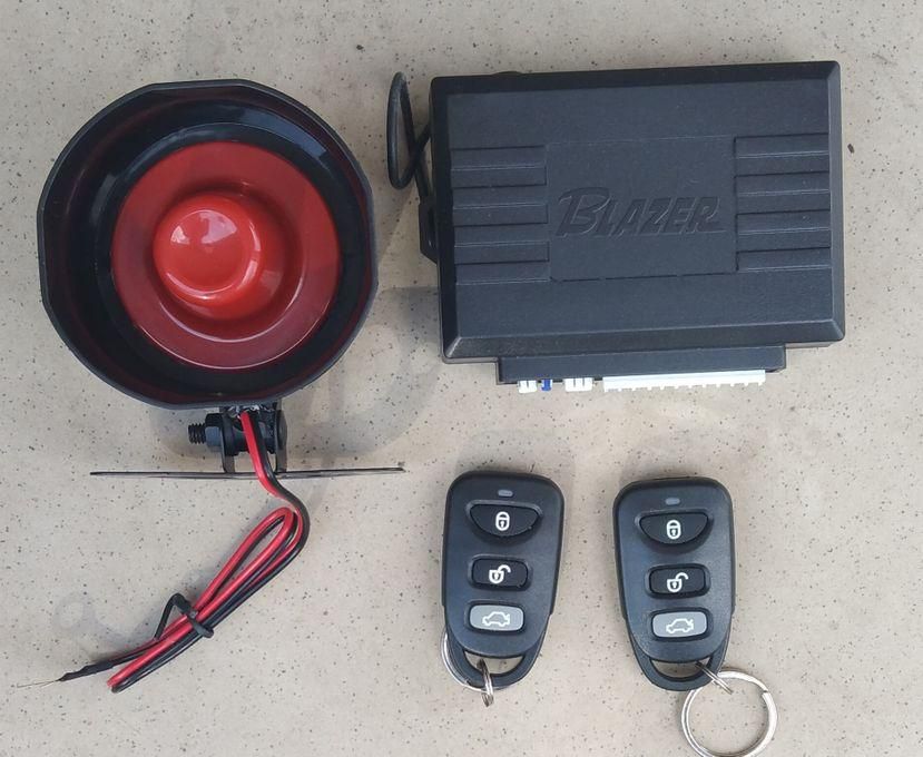 Eagle Universal Car Security Alarm System+2 Key Remote Controls Shock Sensor