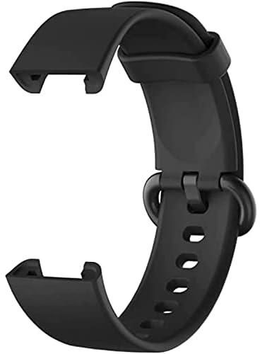 Generic For Xiaomi Mi Watch Lite Strap Replacement Sport Soft Silicone Bracelet For Xiaomi Redmi Watch Smart Watch Band - Black