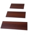El-Hariry Wooden Modern Wall Shelves Set - 3 Pcs - Brown