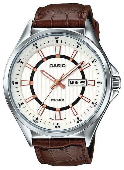 Casio MTP-E108L-7A For Men- Analog, Casual Watch