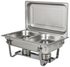 Signature Chafing Dish Stainless Steel Double Tray Buffet Catering