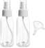 Symbah Atomiser Spray Bottle 10 ML (20 PCS) Fine Mist Refillable Clear Plastic Mini Empty Small Spray Bottles for traveling, cosmetic, perfume, cleaning liquid, essential oil