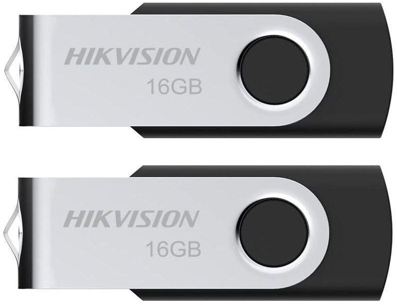 Hikvision فلاشه 16 جيجا اتصال يواس بى 2.0 جيجا بايت لنقل وتخزين البيانات (عدد اتنين فلاشه )