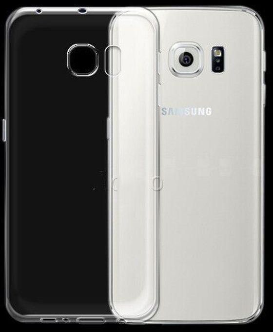 Back Case For Samsung Galaxy S6 Edge - Transparent -0- Thin
