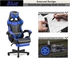 Karnak Gaming Chair Ergonomic Executive Pubg-3D 360 Rolling Swivel Reclining Computer Chair PU Leather Adjustable Height With Headrest Pillow Cushion &amp; Lumber Support Back, Premium Foam Kc367