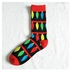 Pairs Christmas Cartoon Mid Tube Socks Cute Novelly Funny S