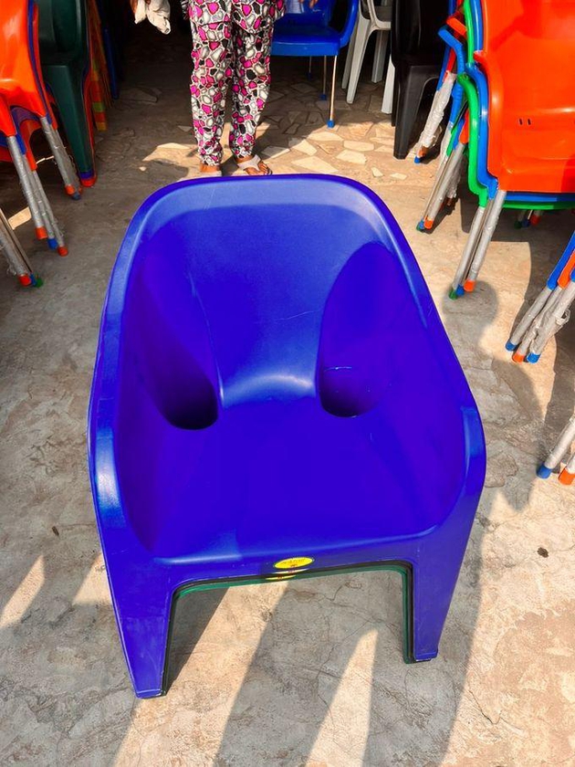 Ok Plast Executive Children Comfy Plastic Chair With Armrest