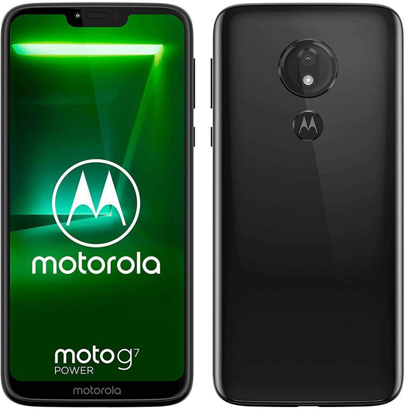 Motorola G7 Power Dual SIM - 64GB, 4GB RAM, 4G LTE, Black