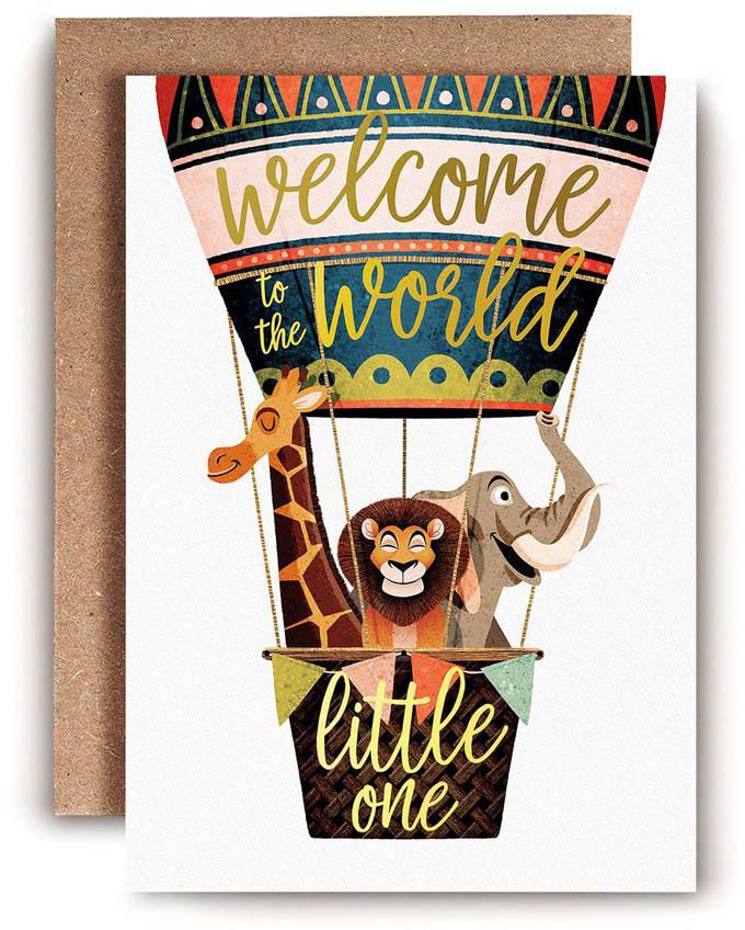 Folio Cards - Welcome To The World Card- Babystore.ae