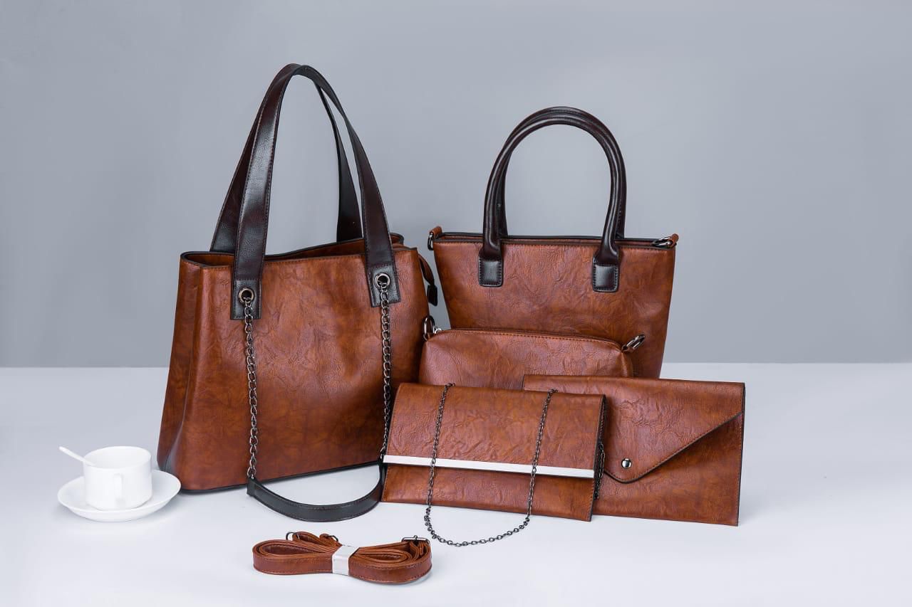 Elegant 5 In 1 Ladies Handbag