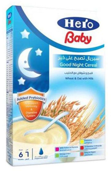Hero Baby Good Night Cereal Wheat & Oat With Milk 150Gm