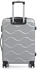 Lacobra Trolley Luggage For Unisex - Silver - Medium