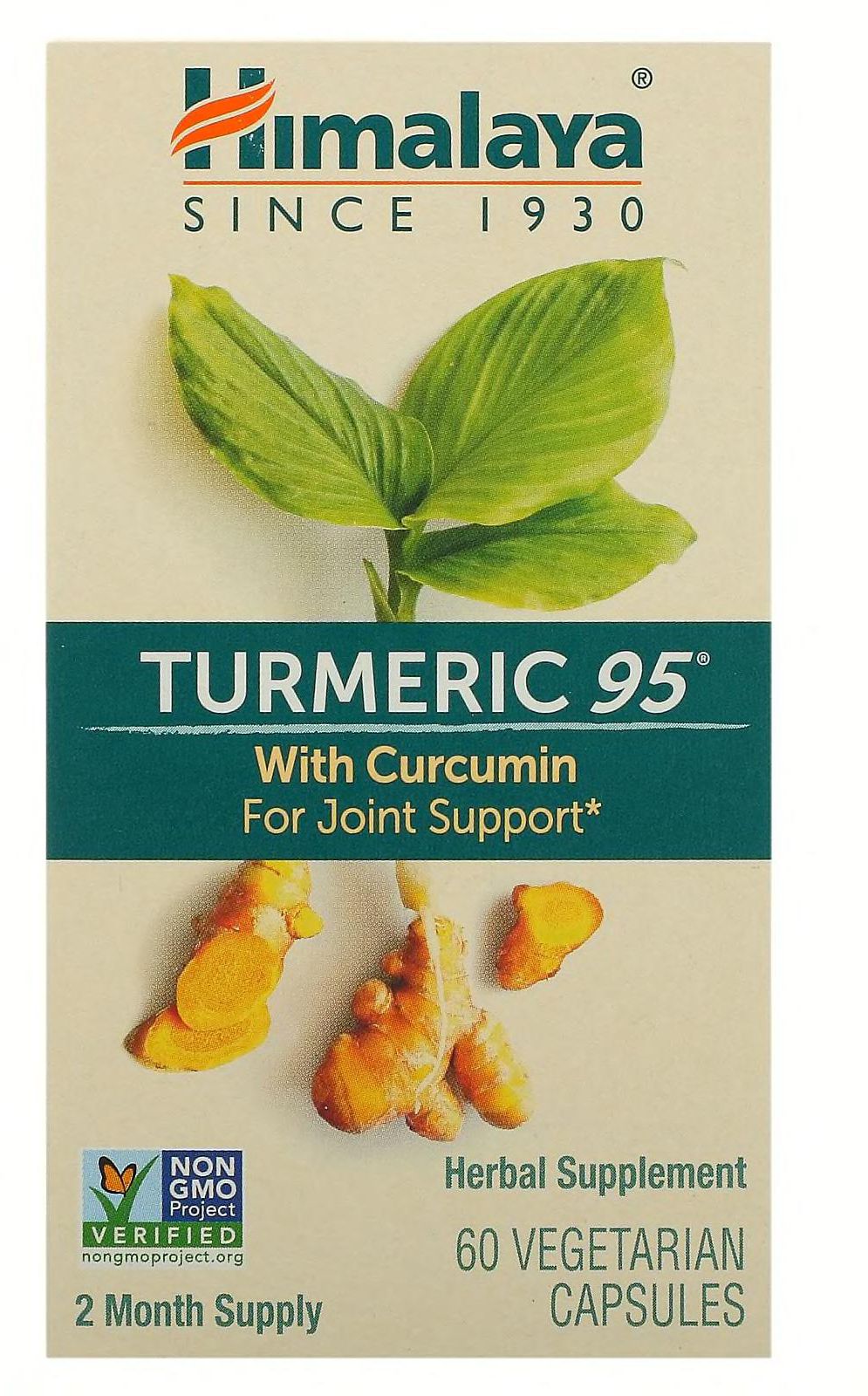 هيمالايا‏, Turmeric 95 مع الكركمين، 60 كبسولة نباتية