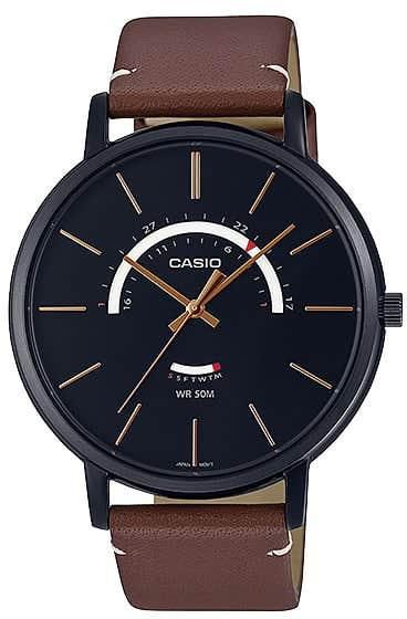 Get Casio MTP-B105BL-1AVDF Analog Watch for Men - Brown with best offers | Raneen.com