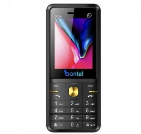 Bontel K3+-2.4inch Screen ,Big Battery Phone-Black.