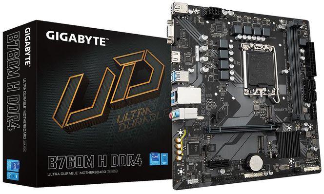 Gigabyte GiGABYTE B760M H DDR4 – LGA1700 – Intel – Motherboard