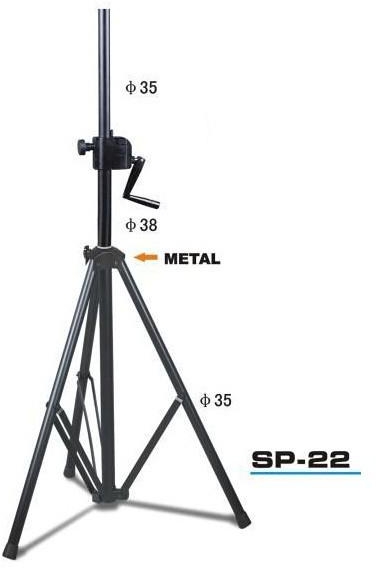 Heavy Duty Metal Speaker Stand SP-22 Crank Up and Down (1 Unit)