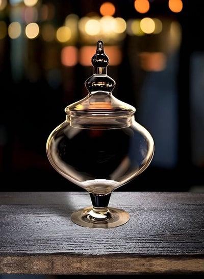 Large Glass Bonbonniere Sweets Jar - Transparent