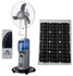 Andrakk 16' Rechargeable Mist Fan+20Watt Solar Panel+ FREE USB CABLE