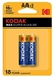 Kodak MAX Super AA 1.5V Alkaline Batteries - 10 Cards (20 Batteries)