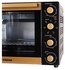 Fresh Electric Oven with Grill and Fan, 65 Liter Capacity, Gold/Black
