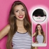 Portable Selfie L-ED Light Ring Fill Camera Flash for Mobile Phone Universal (Pink, Charge) Pink