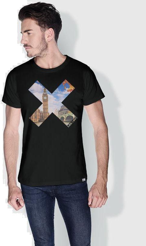 Creo London X City Love T-Shirts For Men - S, Black