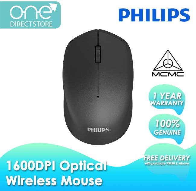 Philips 1600dpi Optical 2.4GHz Wireless Mouse SPK7344
