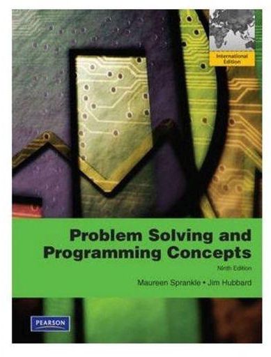 Problem Solving & Programming Concepts: International Edition