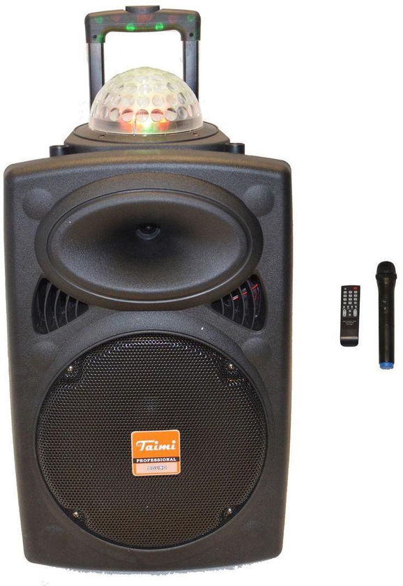 Trolley Speaker with Bluetooth by Taimi, Black - model A12