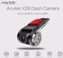 Anytek X28 Mini Car DVR DVRs Camera Full HD 1080P Auto Digital Video Recorder Camcorder ADAS G Sensor 150 Degree Dash Cam DJL(#Black)