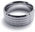 9 mm fashion contracted stainless steel ring size 10