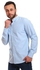 Andora Tinny Plaids Full Sleeves Shirt - Baby Blue & White