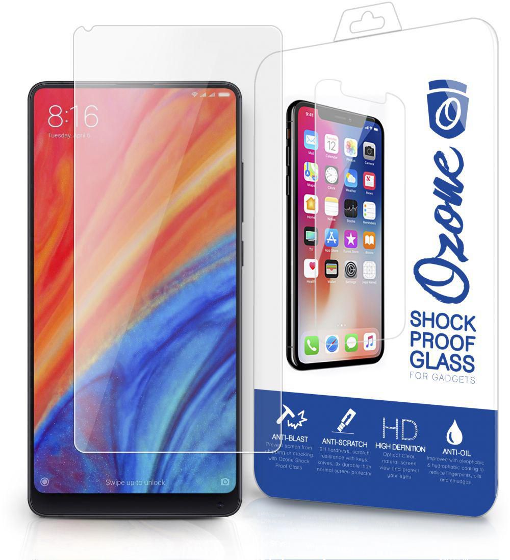 Ozone Xiaomi Mix 2S Tempered Glass Shock Proof Screen Protector - Clear