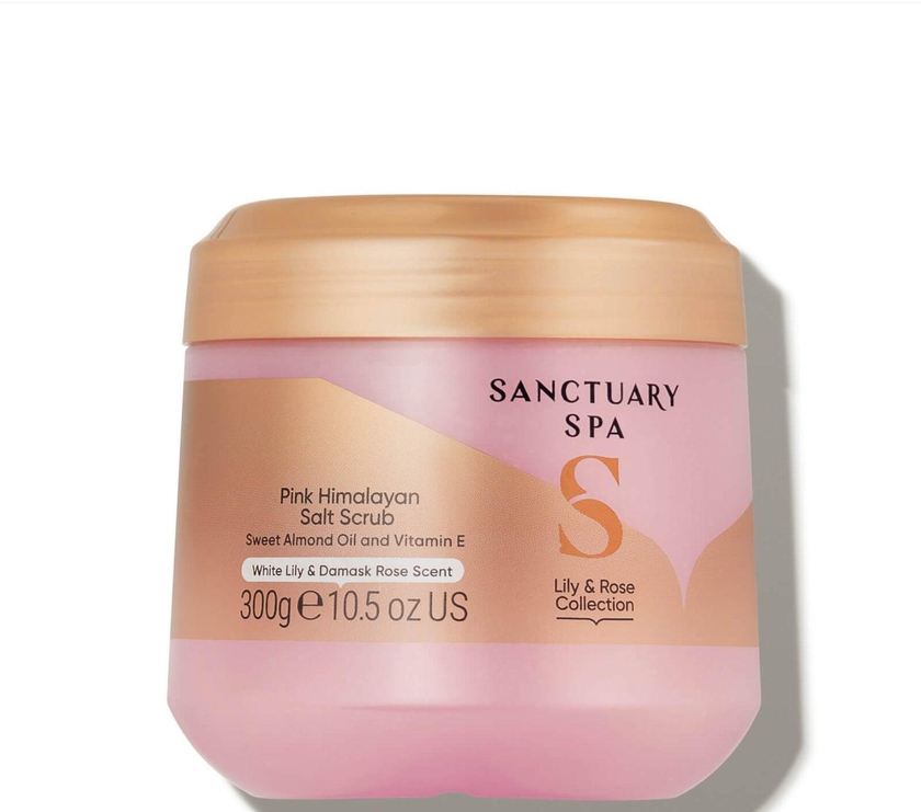 Sanctuary Spa Lily and Rose Collection Pink Himalayan Salt Scrub 300g