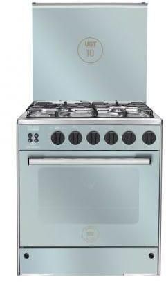 Get Unionaire C66SS-GC-447-SF-U4-AL Platinum Gas Cooker, 4 Burners, 60×60 cm - Silver with best offers | Raneen.com