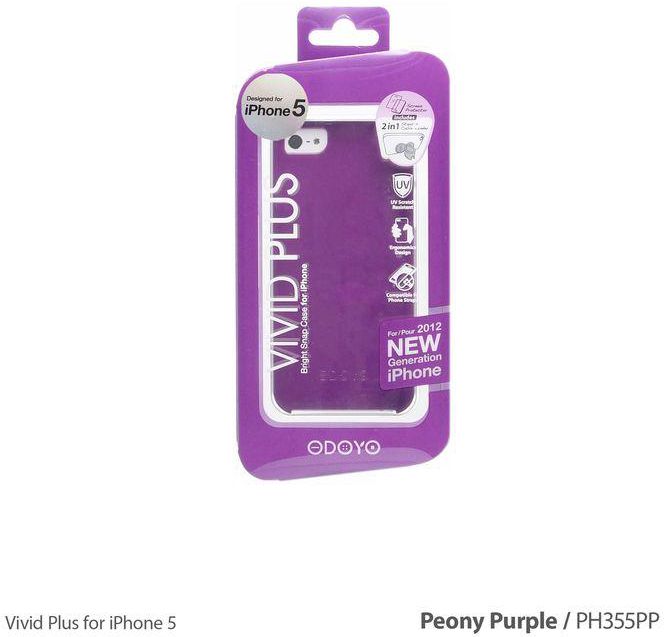 Odoyo Odoyo PH355PP Vivid Plus Case For IPhone 5 / 5S / 5C Purple