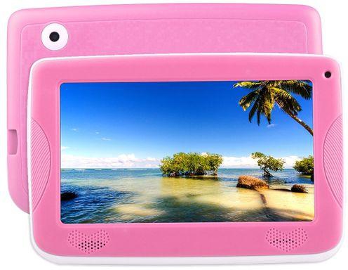 Astar Kids Education Tablet, 7.0 Inch, 1GB+16GB, Android 4.4 Allwinner A33 Quad Core, With Silicone Case(Pink)