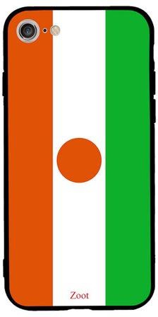 غطاء حماية لهاتف أبل آيفون 8 نمط علم نيجيريا