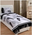 4-Bed Printed Flat Single Bed Sheet - 2 Pieces - Multi Color