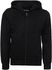 Kids Boys Girls Unisex Cotton Hooded Sweatshirt Full Zip Plain Top (BLACK, 14-15 YEARS)