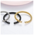Generic Titanium Steel Bracelets Women Men Net Design Open Bangles Fashion Bracelet Man Jewelry