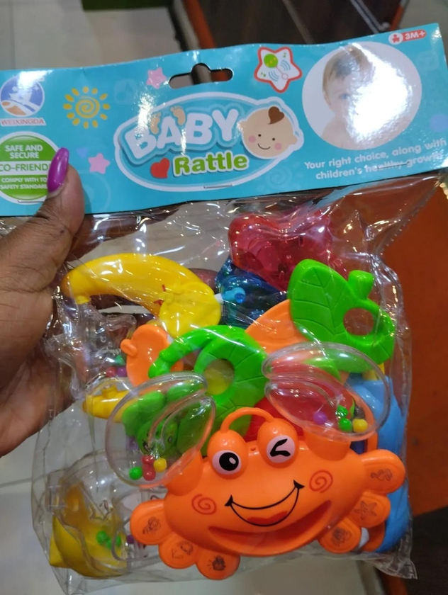 Baby rattles with teethers
