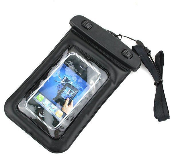 Waterproof Bag for iPhone 4 / 4S with Armband & Wrist Strap (Black)