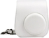 O Ozone Case For Fujifilm Instax Mini 11 Case Pu Leather Instant Camera Cover With Adjustable Strap [ Designed Cover For Fujifilm Instax Mini 11 Instant Camera Bag ] - White