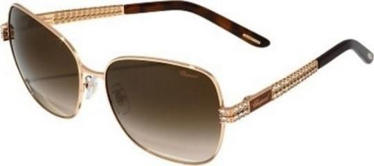 Oval Copper Gold Sunglasses For Women