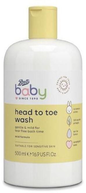 Boots Baby Head To Toe Wash - 500ML (UK)