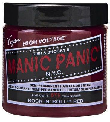 High Voltage Semi-Permanent Hair Color Cream Rock 'N' Roll Red 118ml