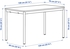 TOMMARYD Table - white stained oak veneer/anthracite 130x70 cm