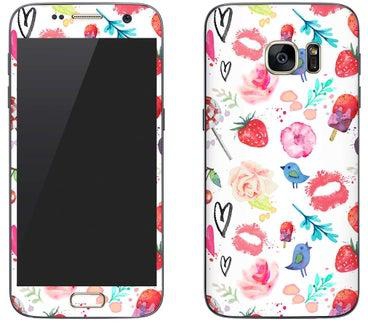 Vinyl Skin Decal For Samsung Galaxy S7 Summer Fever